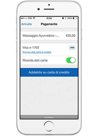 voucher conferma transazione e salva i dati makeitapp